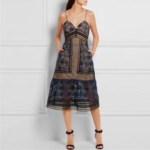 black mesh dress retrofete Jeanette Lace Dress – Retrofete
